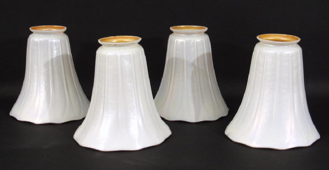 Set 4  Attr: Steuben Art Glass Shades (1 of 6)