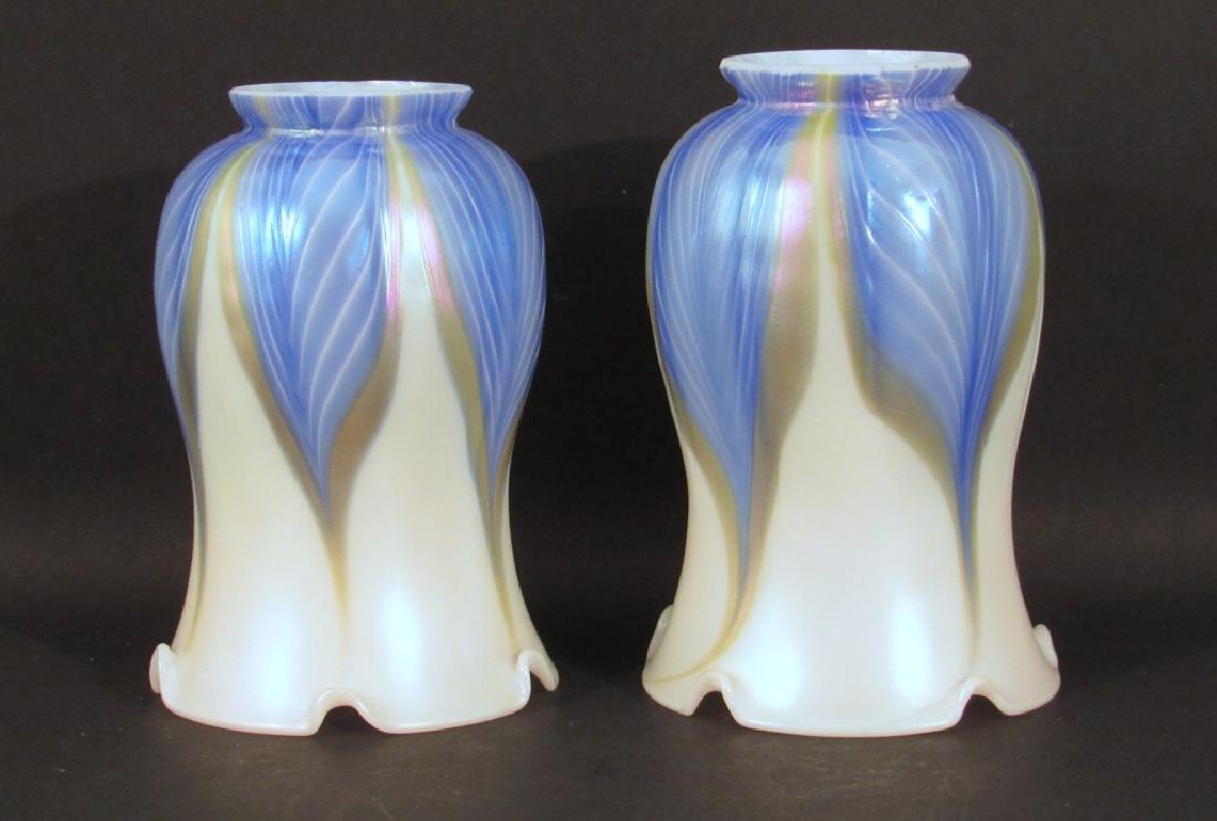 2  Lundberg Studios Art Glass Shades (1 of 4)
