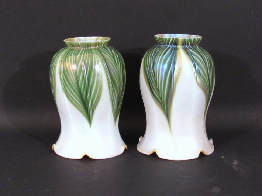 2 Lundberg Studios Art Glass Shades (1 of 4)