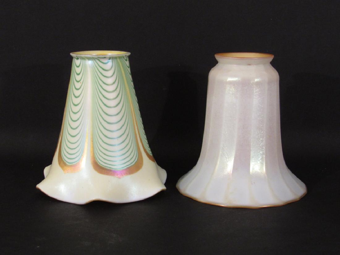 2 Attr: Steuben Art Glass Shades (1 of 4)