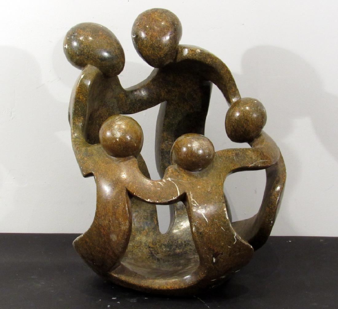 Unsigned Modernist Marble Group (1 of 5)