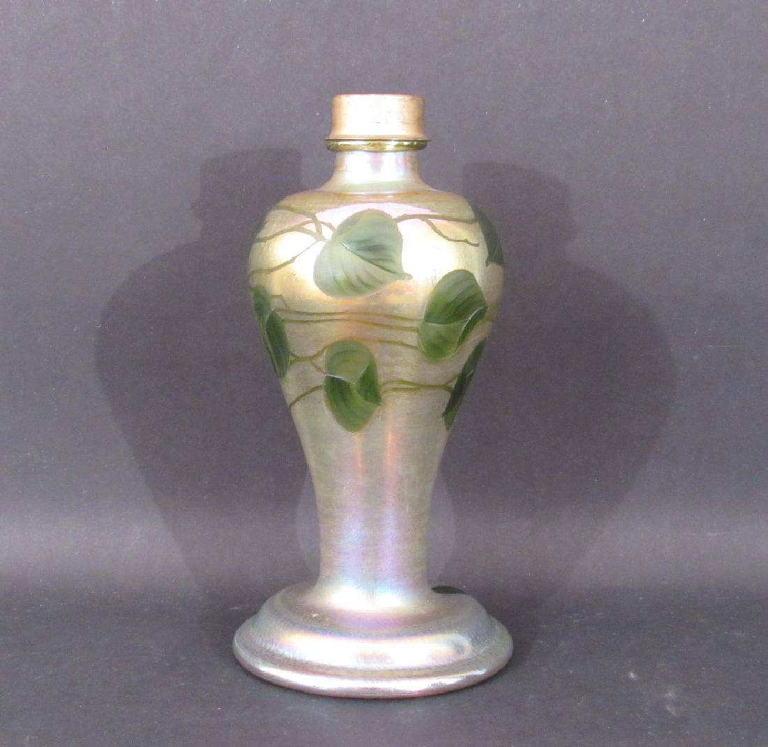 L C Tiffany Favrile Art Glass Lamp Base (1 of 7)
