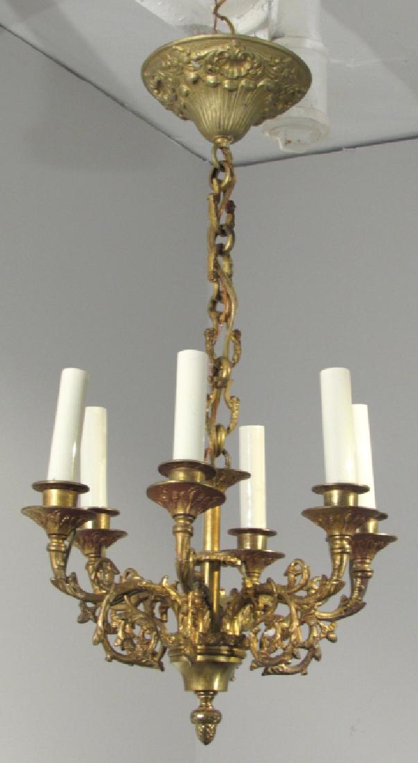 French Victorian Style Small Chandelier (1 of 3)