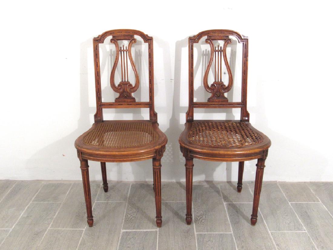 Pair Louis XVI Style Ballroom Side Chairs (1 of 5)