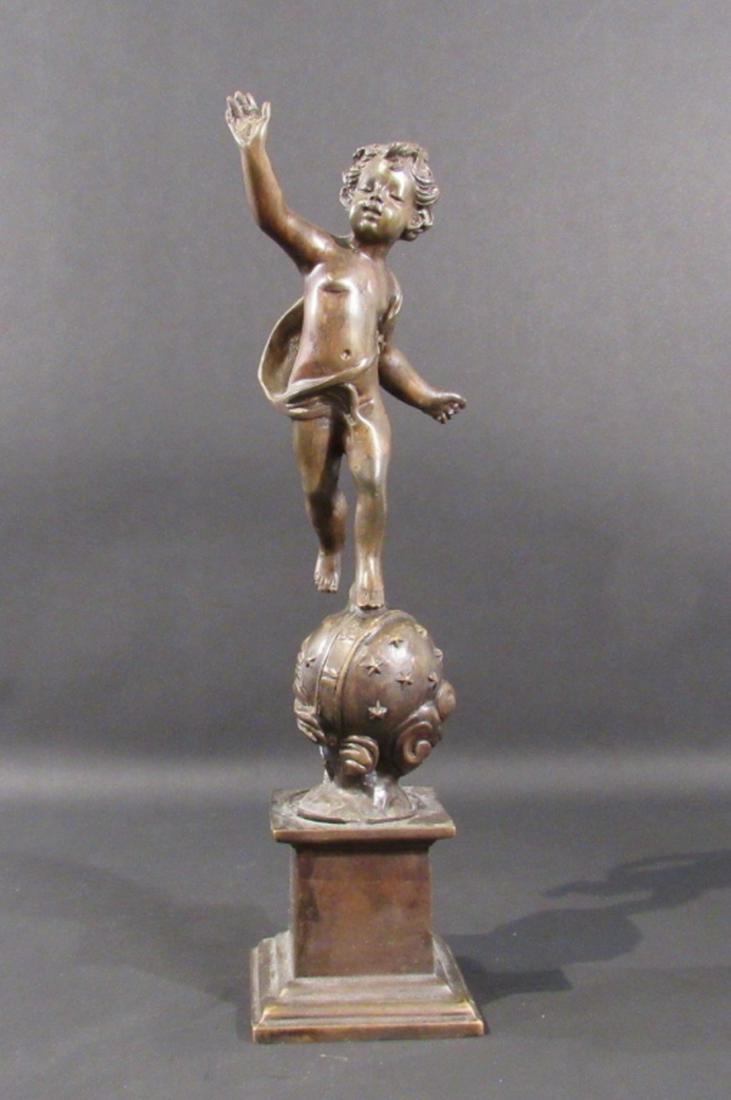 Bronze Cherub Sculpture (1 of 5)