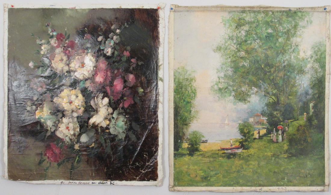 Heinze and Signed Illegibly - 2 Oils (1 of 7)