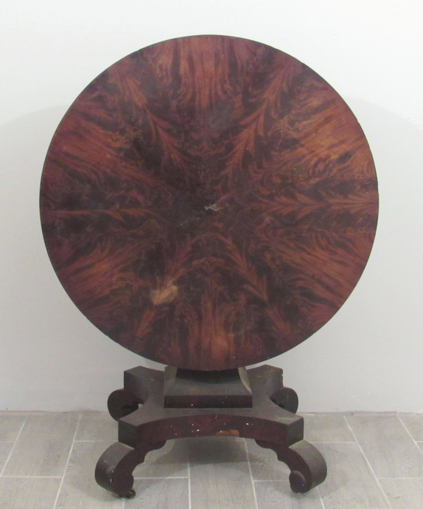 Antique American Empire Tilt Top Table (1 of 9)