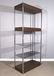 Mid Century Chrome and Glass Etagere