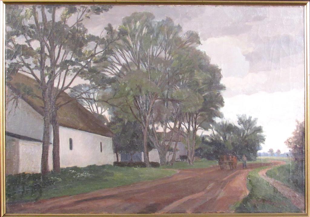 Poul Vedelsby (1892-?) - Oil on Canvas (1 of 8)