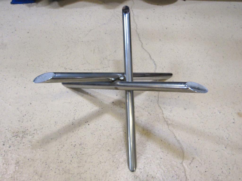 Mid Century Chrome Coffee Table Base (1 of 4)