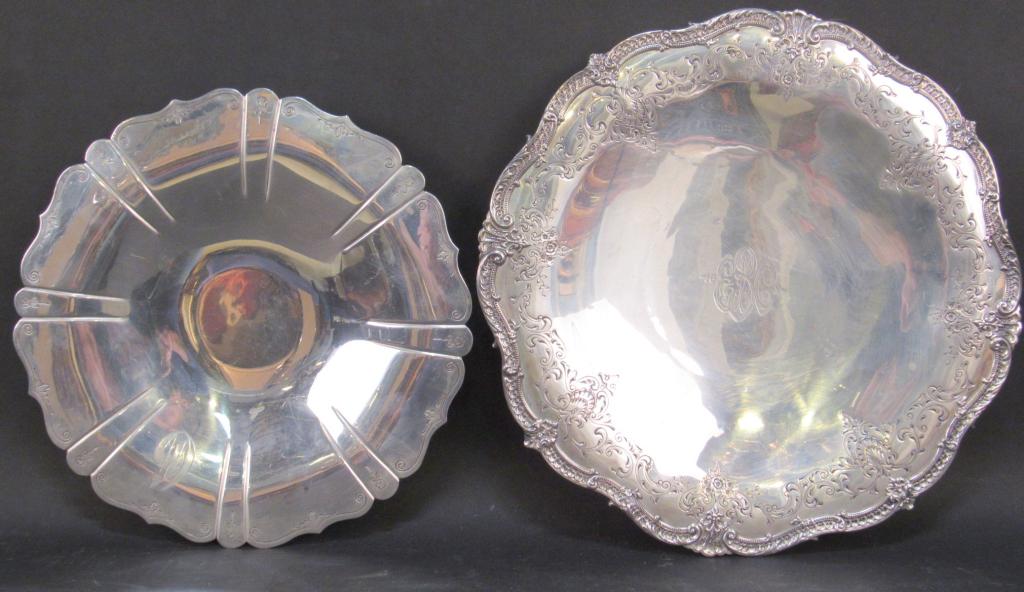 2 Sterling Silver Round Trays (1 of 6)