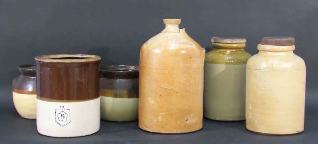 6 Assorted American / English Crocks (1 of 4)