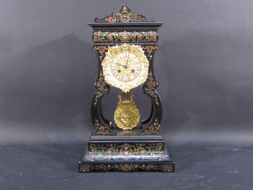 Louis Phillipe Style Mantel Clock (1 of 8)