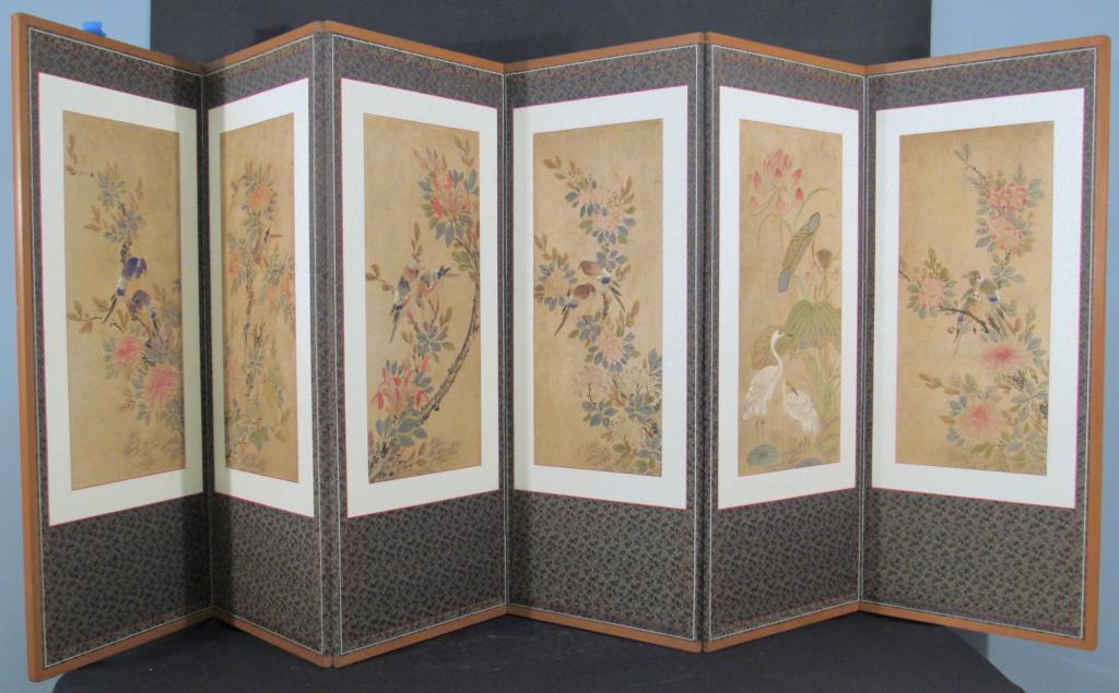 Six Panel Chinese Low Floor Screen (1 of 7)