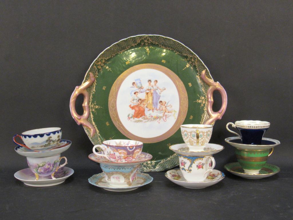 Assorted Cups and Saucers and Tray (1 of 7)