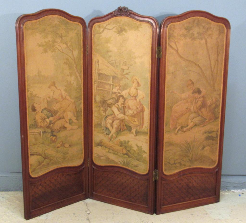 French 3 Panel Low Floor Screen (1 of 7)