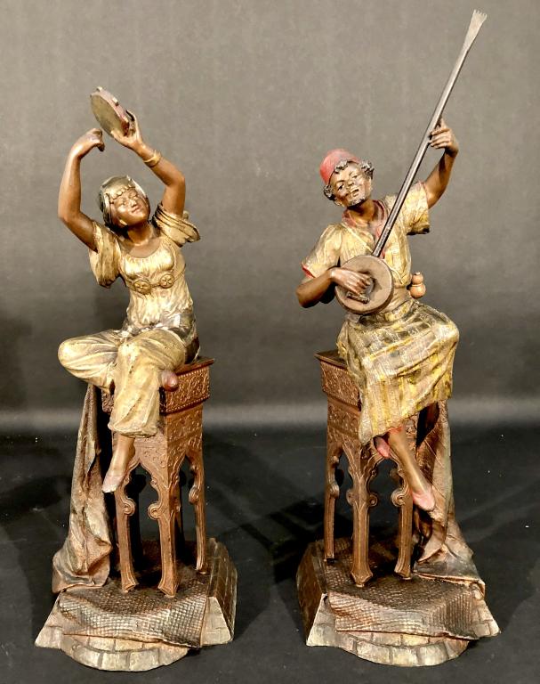 After Chanteurs Tunisiens - Pair Metal Sculptures (1 of 10)