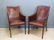 Pair Jean Michel Frank Style Arm Chairs