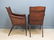 Pair Jean Michel Frank Style Arm Chairs - 2