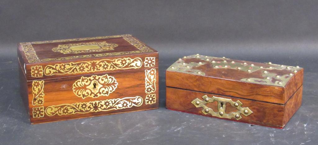 Two English Table Top Boxes (1 of 8)