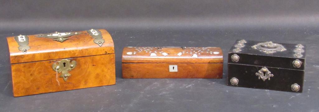 Three English Table Top Boxes (1 of 4)