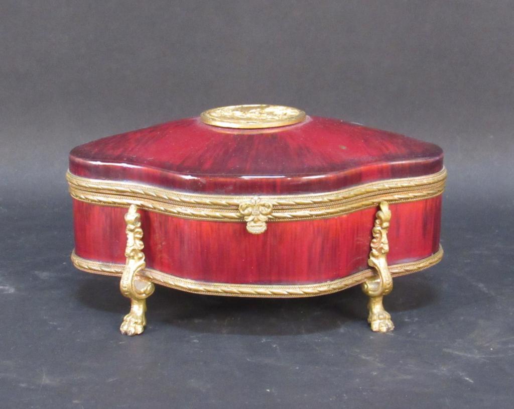 Sevres Porcelain and Bronze Mounted Vanity Box (1 of 7)