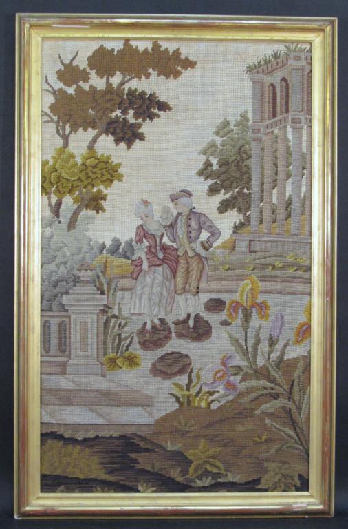 Large Framed Needle Point Picture (1 of 5)