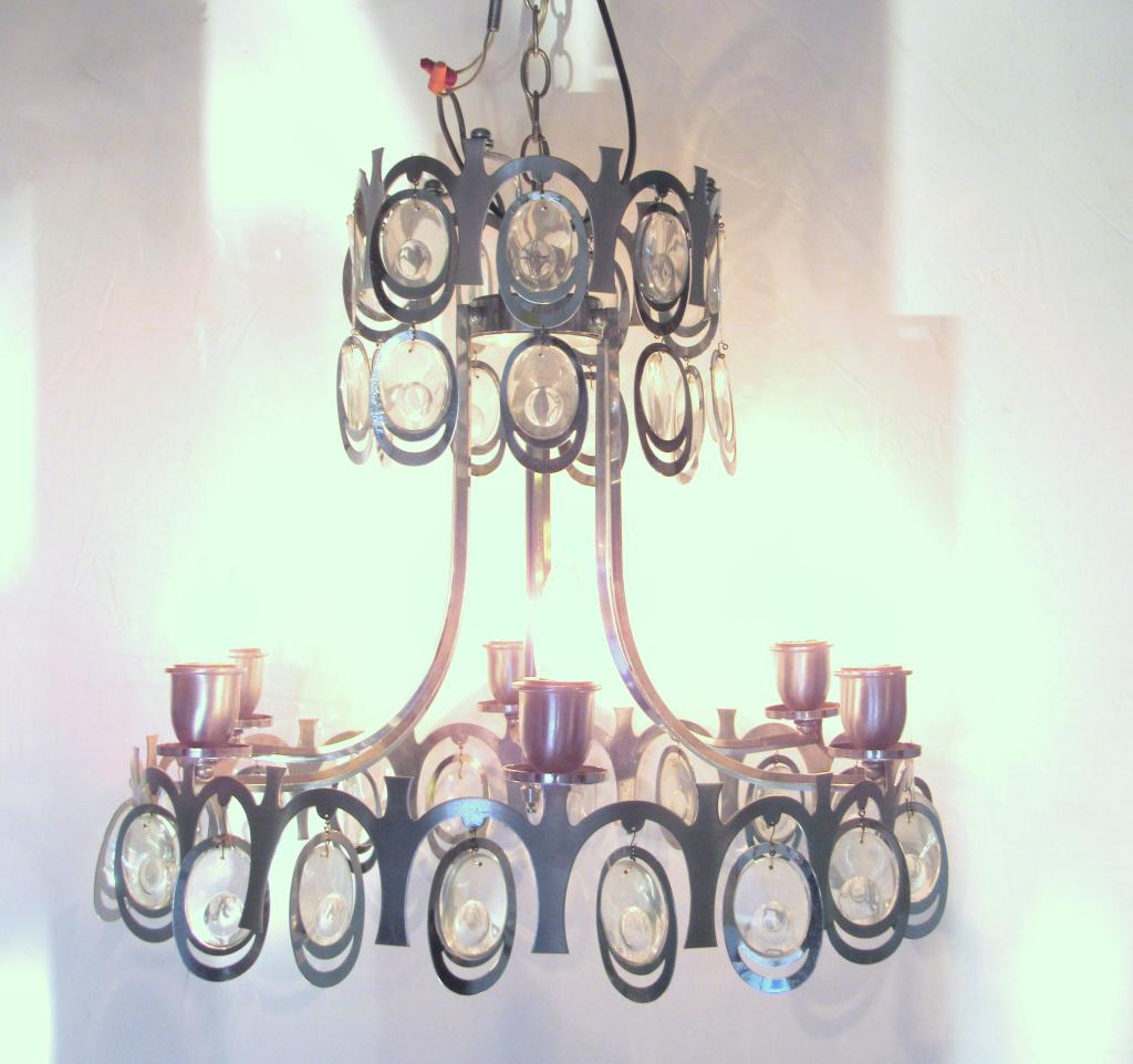 Mid Century Modern Ring Form Chandelier (1 of 5)