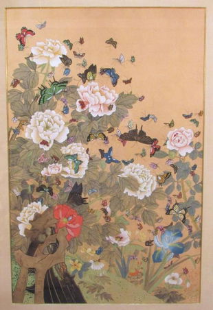 Vintage Silk Paintings For Sale Antique Silk Paintings