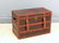 Decorative Small Leather Strapped Trunk - 2