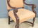 Pair Old English Style Open Arm Chairs - 5