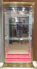 Modern Brassed and Brushed Metal Vitrine