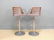Pair Adjustable Work/Bar Stools