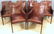 Set of 6 Jean Michel Frank Style Arm Chairs