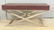 Modern Leather and Faux Croc Wrapped Desk - 7