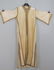 Tan Velvet and Gilt Metallic Thread Wedding Robe