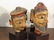 Group of 6 Antique Carved Male Puppet Heads - 4