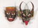 2 Ethnic Carved Wood and Painted Masks - 2