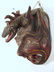 2 Painted and Carved Ethnic Masks - 6