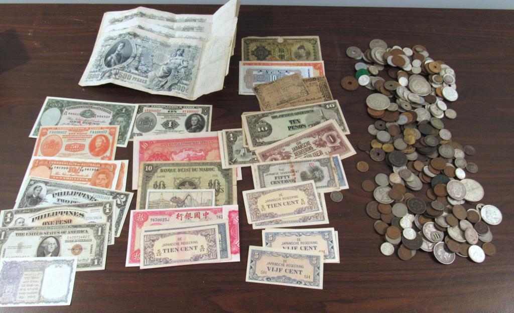 COLLECTION OF FOREIGN CURRENCY. - Feb 12, 2023 | Garth's Auction ...