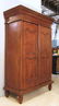 Antique Provincial 2 Door Armoire Cabinet - 2