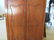 Antique Provincial 2 Door Armoire Cabinet - 5