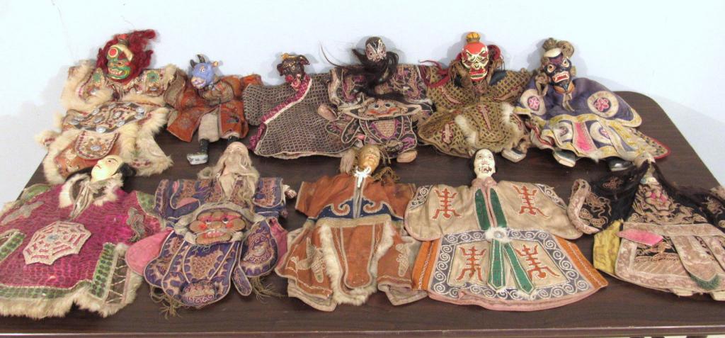 Group of 11 Vintage Asian Hand Puppets (1 of 10)