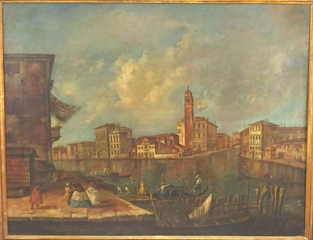 Unsigned - Large Antique Oil on Canvas (1 of 10)