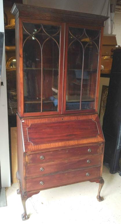 Chippendale Style Slant Front Secretary (1 of 6)