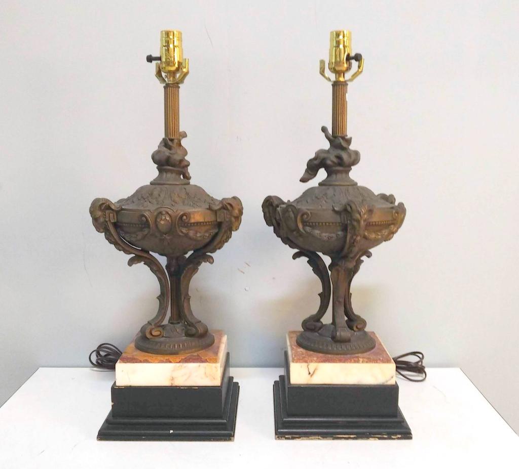 Pair Neo Classical Urn Lamps (1 of 6)