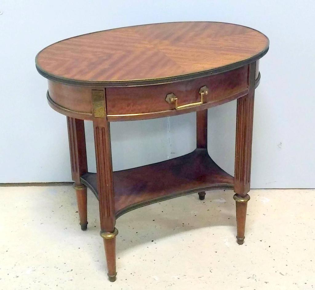 Louis XVI Style 2 Tier Lamp Table (1 of 4)