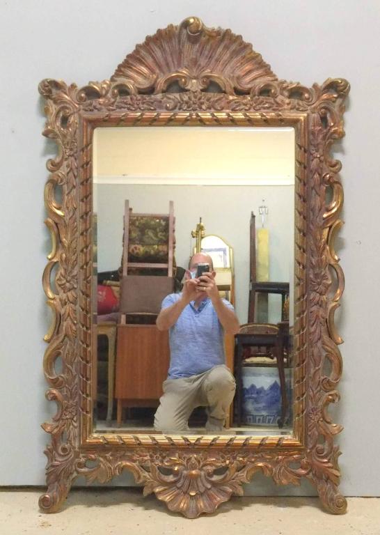 French Regence Style Gilt Mirror (1 of 5)
