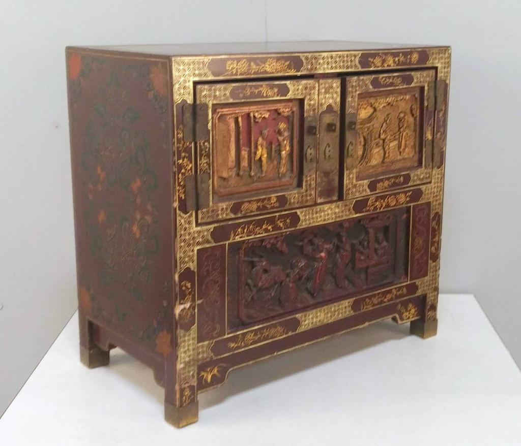 Chinese Small 2 Door Chest (1 of 6)