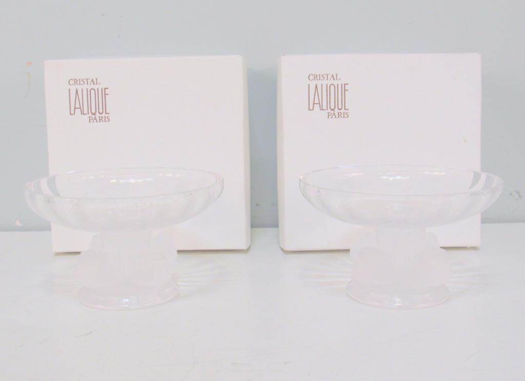 Pair of Lalique Coupes (1 of 3)